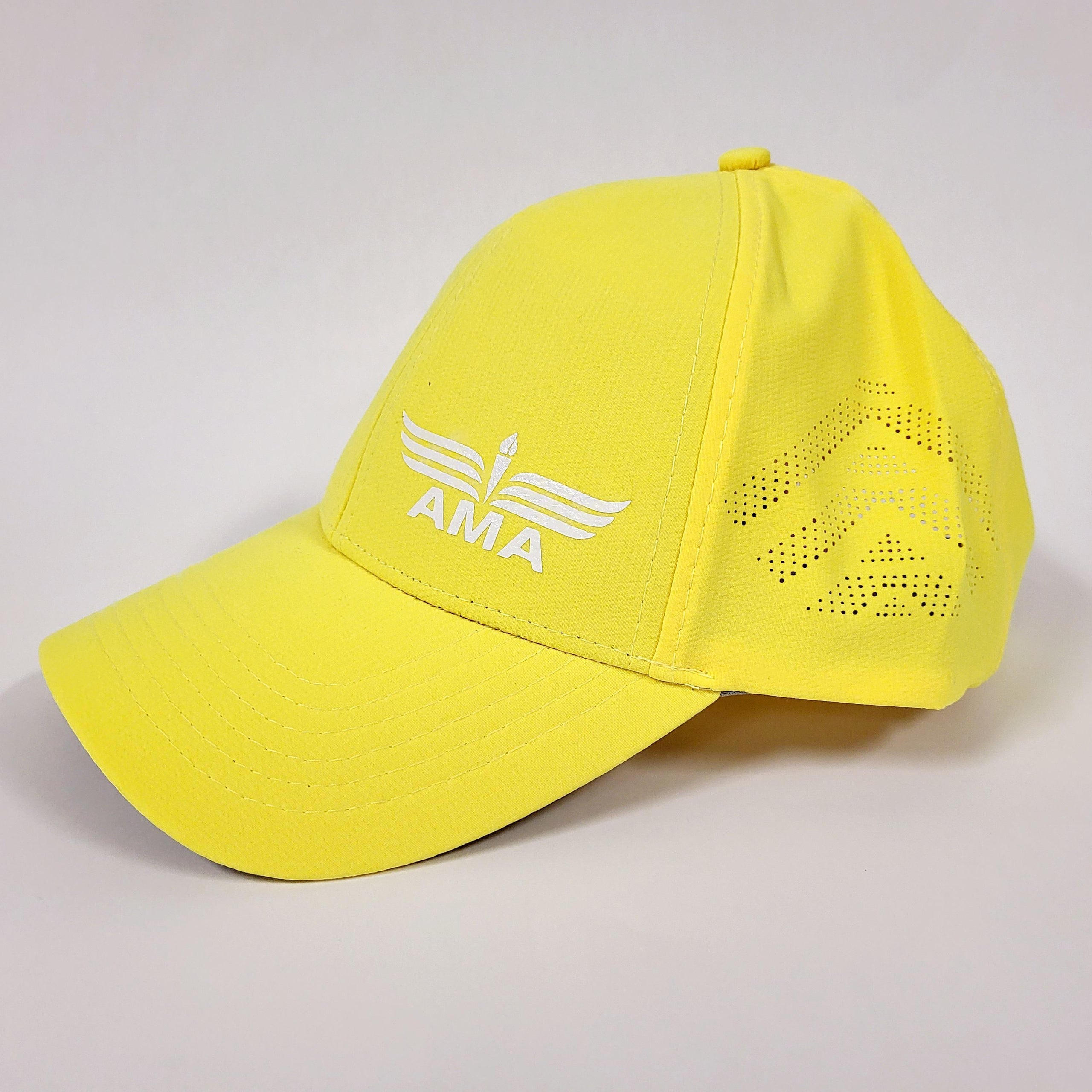 8646-pro-flow-neon-yellow-cap-w-white-logo-academy-of-model-aeronautics
